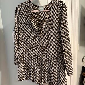 Anthropologie Maeve Womens Salva Tunic Top - Small